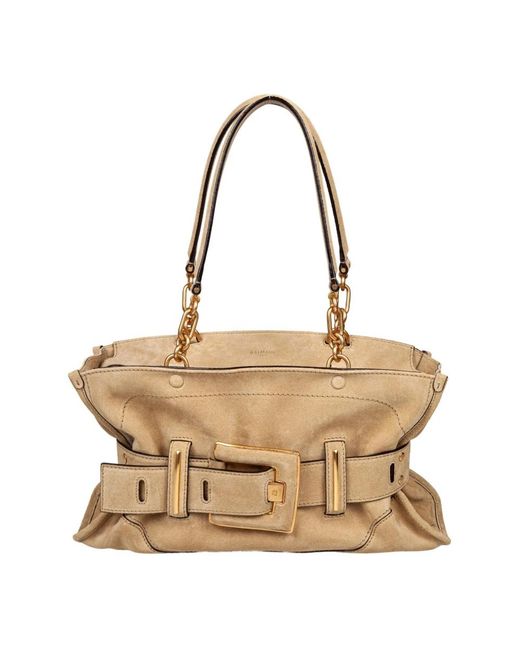 Balmain Metallic Shoulder Bags