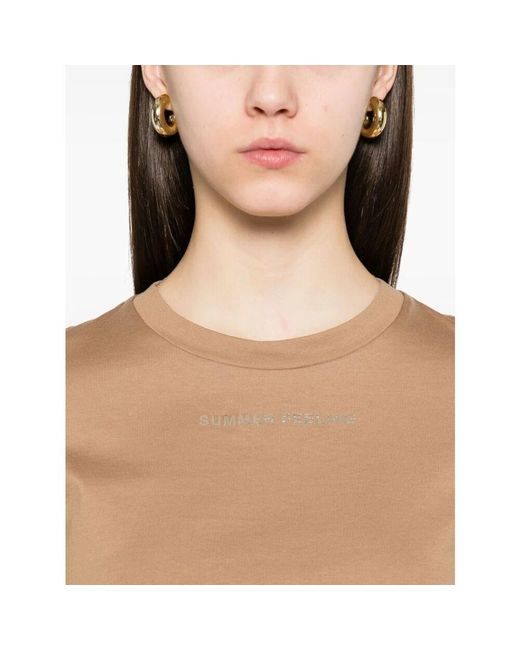 T-Shirts Max Mara de color Natural