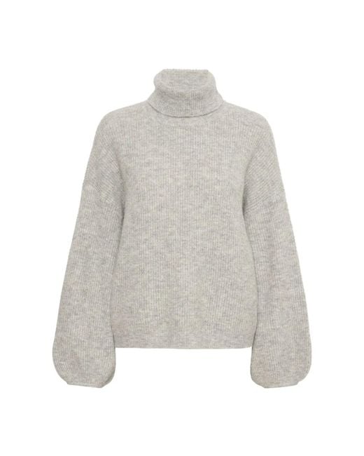 Gestuz Gray Turtlenecks