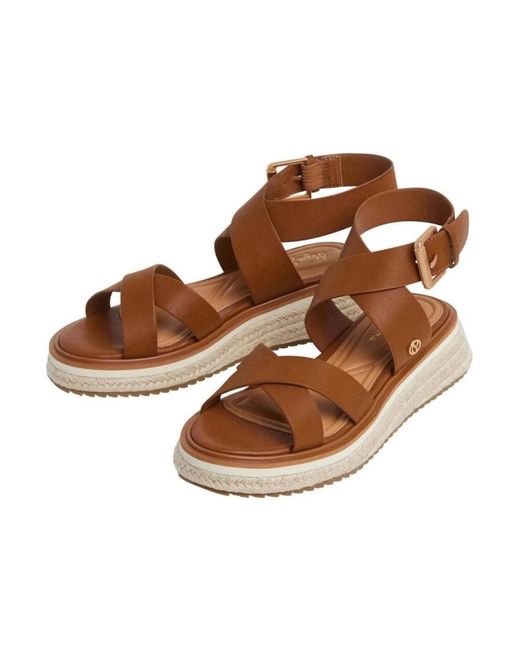 Pepe Jeans Brown Wedges