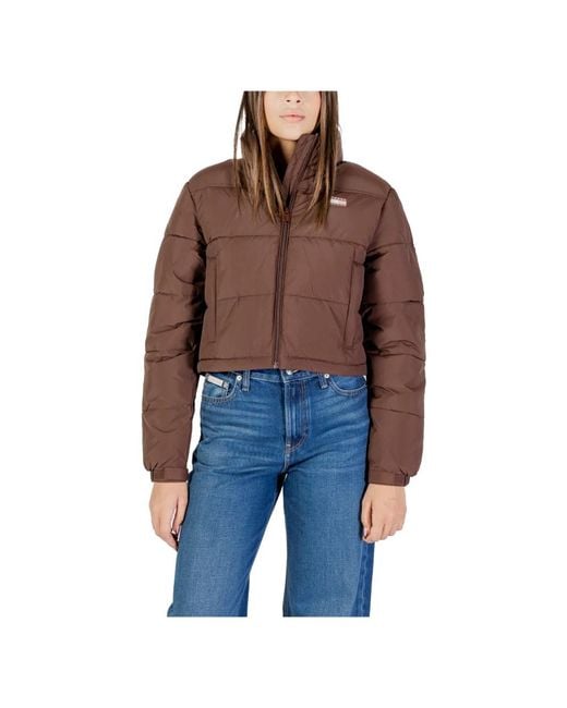 Tommy Hilfiger Brown Winter Jackets
