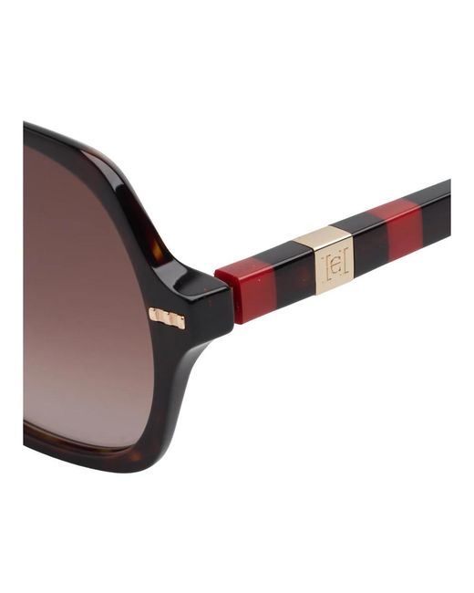 Carolina Herrera Brown Sunglasses