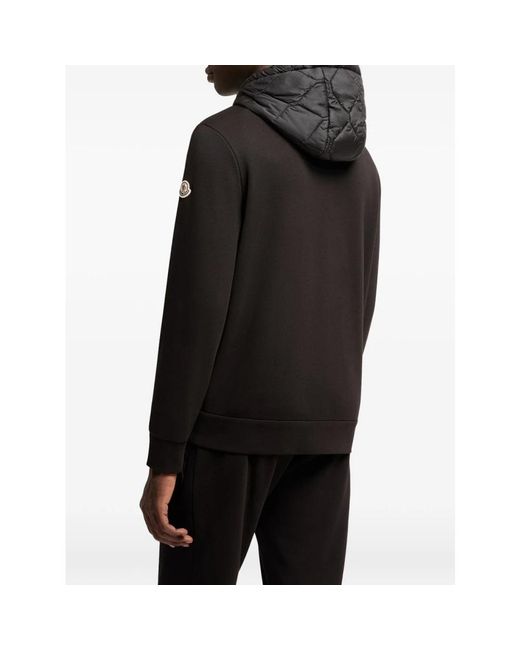 Moncler Black Zip-Throughs for men
