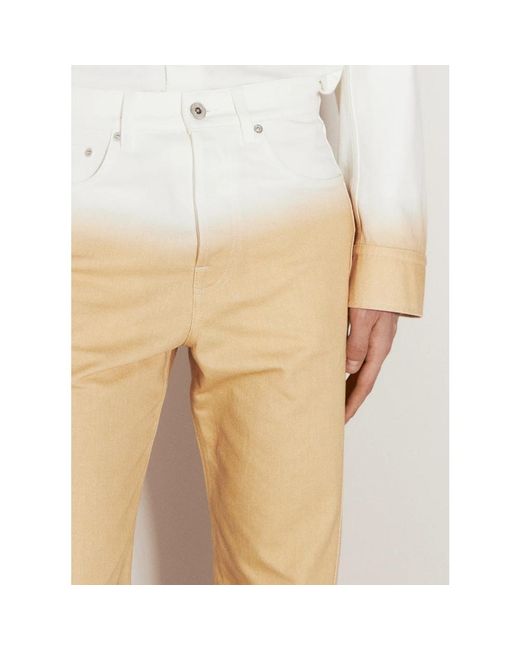 Trousers > straight trousers Lanvin pour homme en coloris Natural