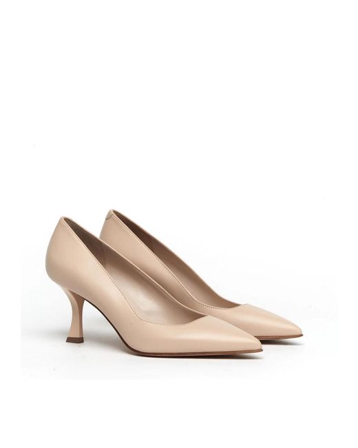 Sergio Levantesi Pink Leder Decolleté