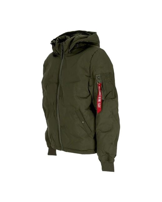 Alpha Industries Green Winter Jackets for men