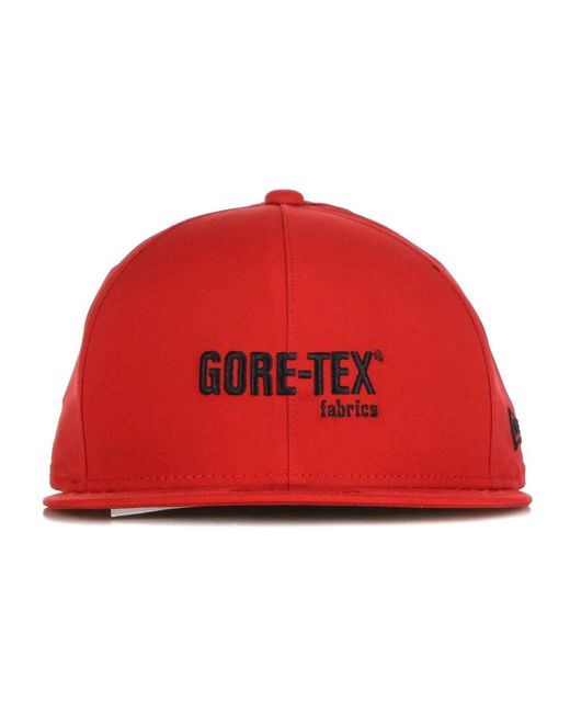 KTZ Red Flache schirmmütze goretex scarlet