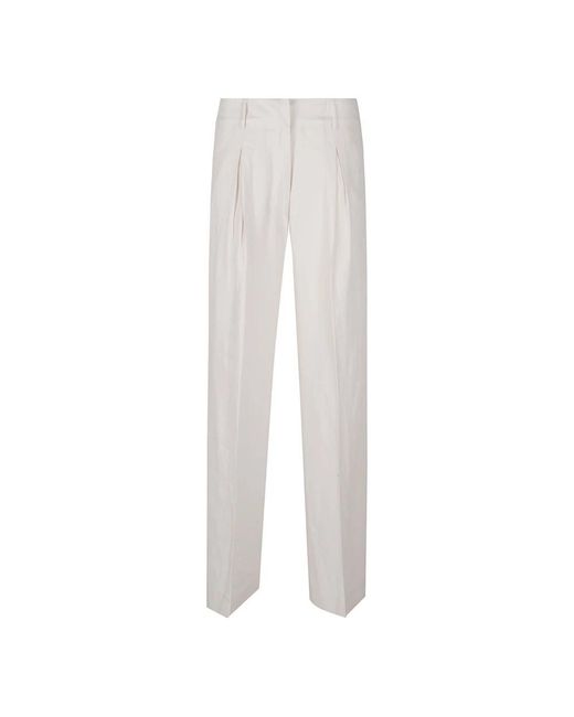 hinnominate White Wide Trousers