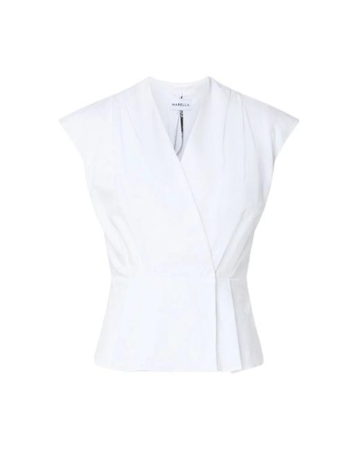 Marella White Blouses