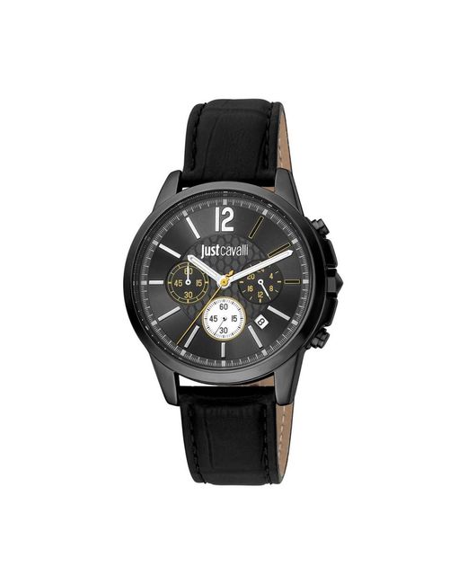 Just Cavalli Black Watches for men