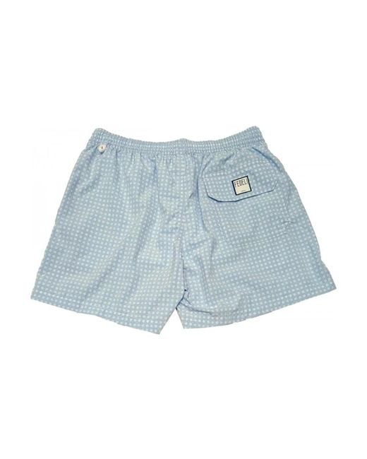 Beachwear Fedeli de hombre de color Blue