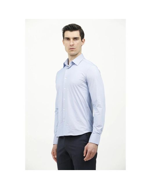 Rrd Overhemden ,Blauw ,Katoen Jacquard Oxford Overhemd in het Blue voor heren