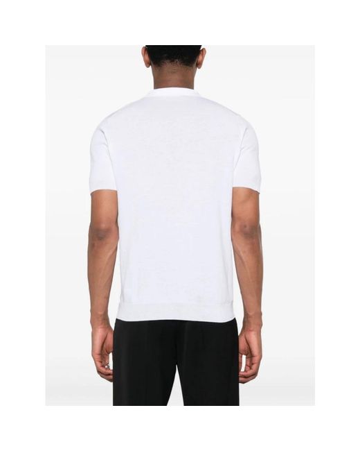 Tagliatore White Polo Shirts for men