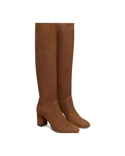 Stuart Weitzman Brown Heeled Boots