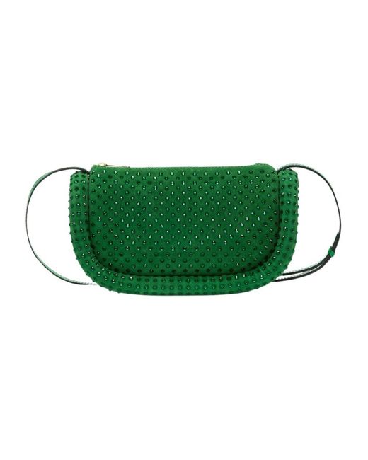 J.W. Anderson Green Kristall leder umhängetasche