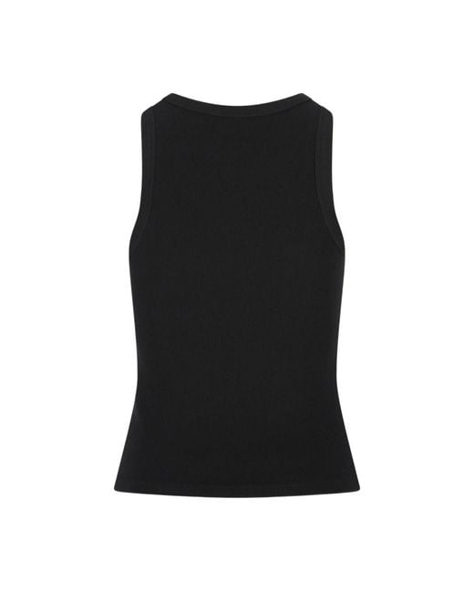 Givenchy Black Sleeveless Tops