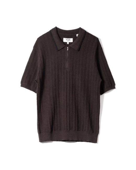 Wax London Black Polo Shirts for men