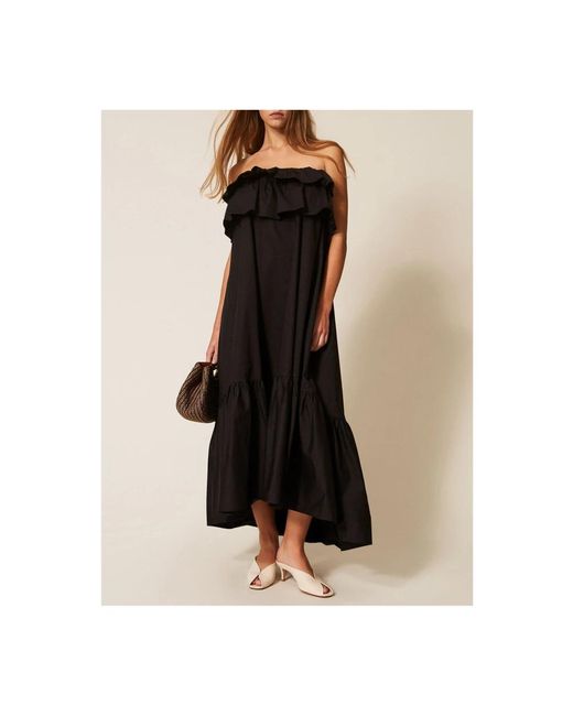 Maxi Dresses Actitude de color Black
