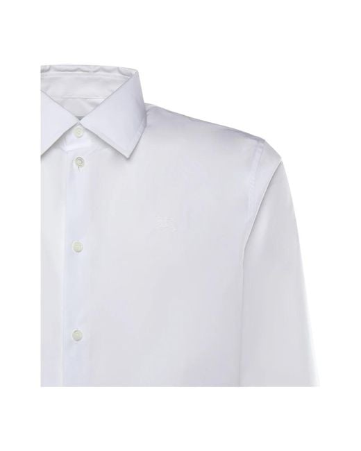 Burberry White Formal Shirts for men