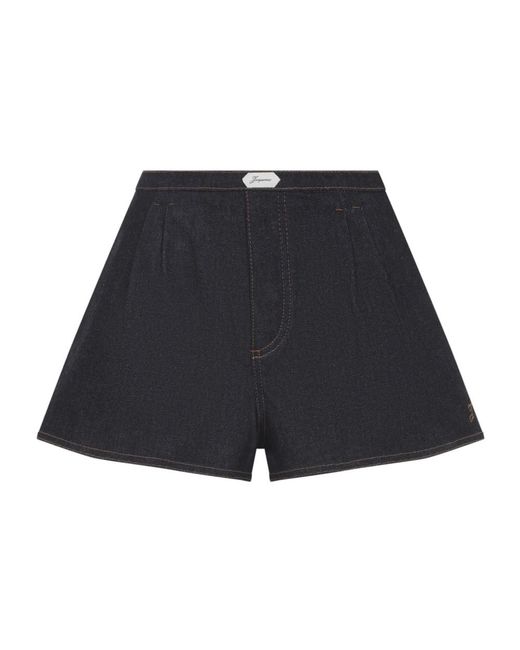 Jacquemus Blue Short Shorts