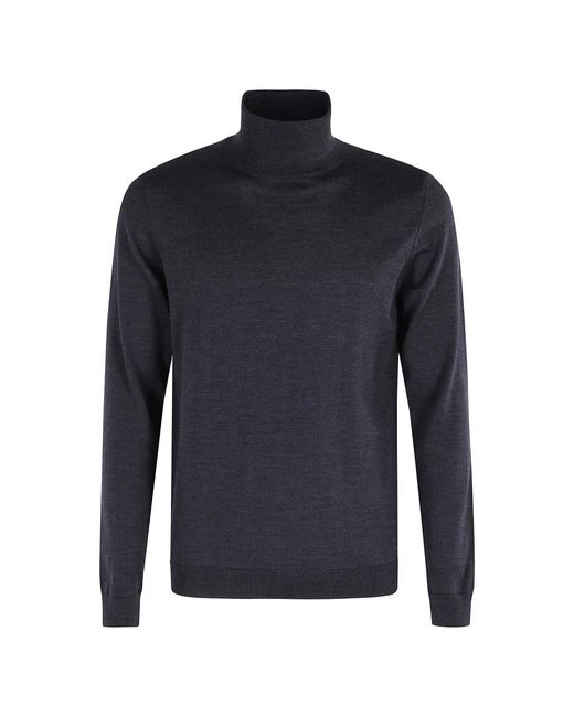 Roberto Collina Blue Turtlenecks for men