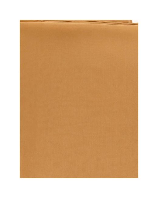 Max Mara Brown Silk Scarves