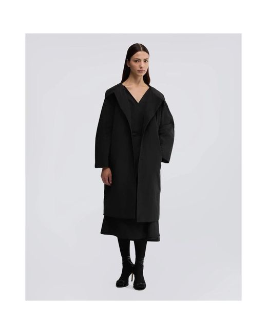 Aspesi Single-Breasted Coats in het Black