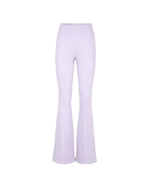 Straight Trousers di MVP WARDROBE in Purple