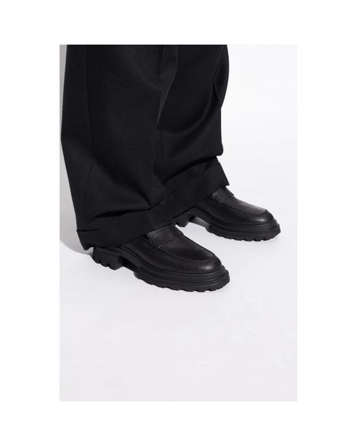 Hogan Black Lederschuhe