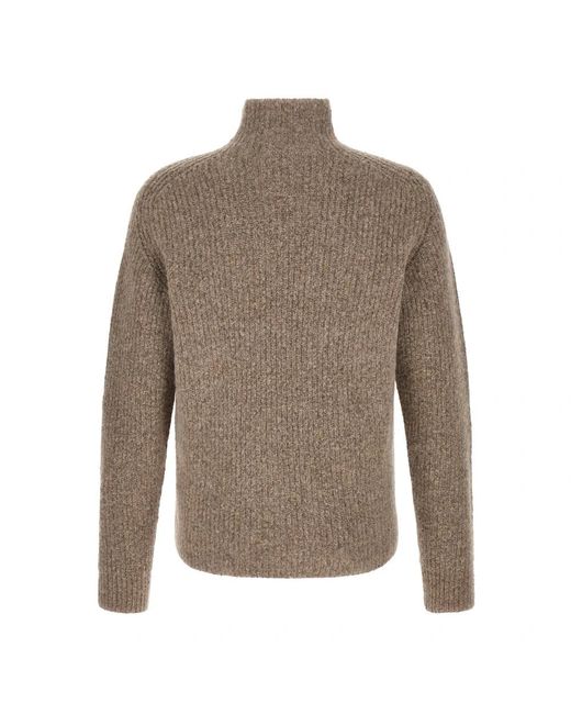 Roberto Collina Brown Turtlenecks for men