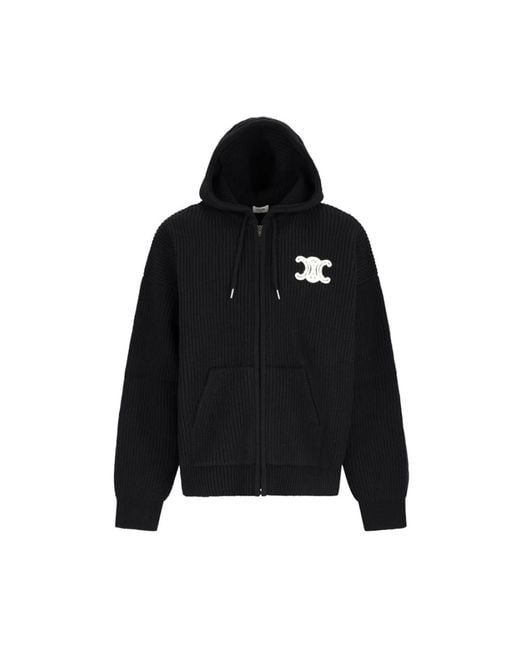 Céline Black Zip-Throughs for men
