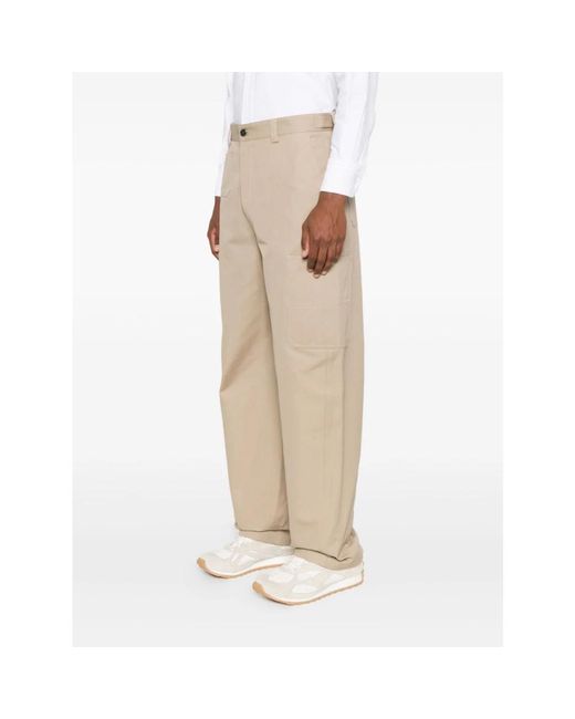 Givenchy Straight Trousers in het Natural voor heren