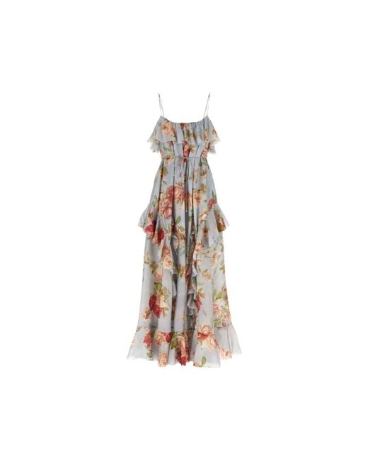 Zimmermann Roselight Maxi Jurk in het Natural