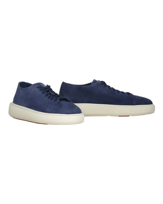 Santoni Blue Sneakers