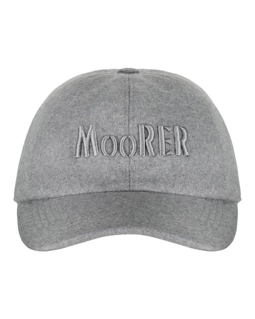 Moorer Baseballpet Met Logo in het Gray voor heren
