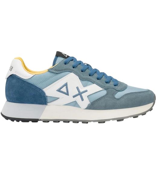 Sun 68 Jaki 2.0 Solid Sneaker in het Blue voor heren