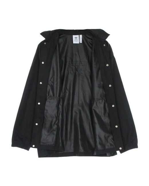 Adidas Klassische Trefoil Coach Jacke Schwarz in Black für Herren