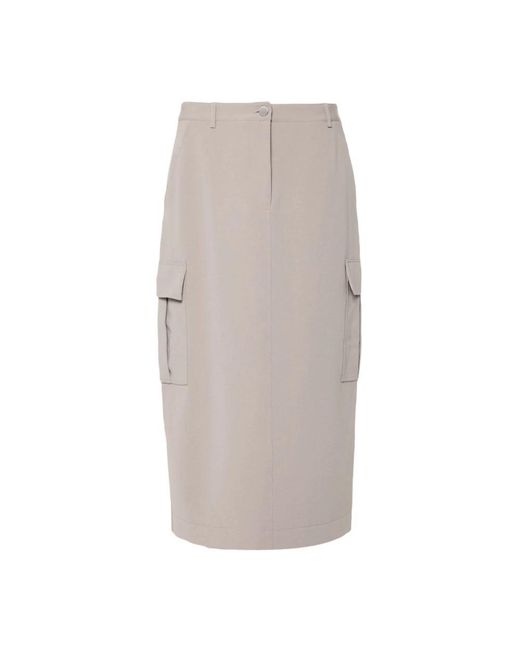 Theory Rokken ,Grijs ,Polyester Relaxed Cargo Rok in het Gray