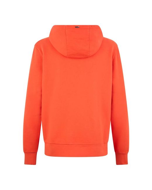 Herno Orange Hoodies for men