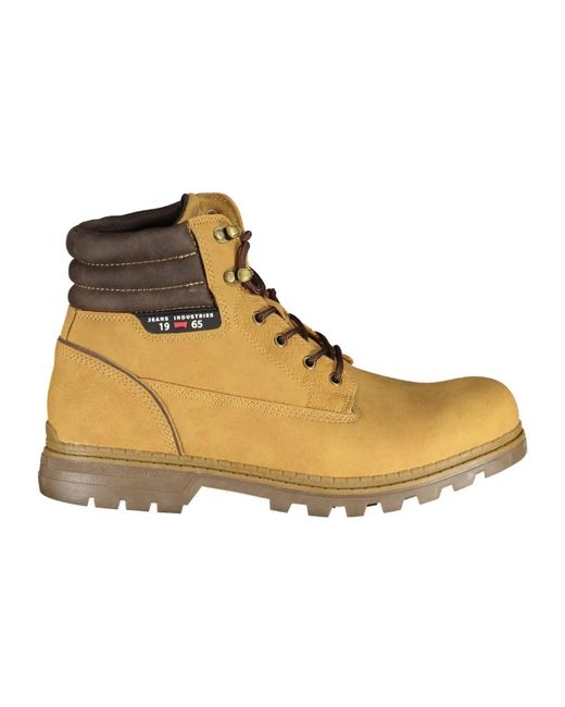 Carrera Brown Lace-Up Boots for men