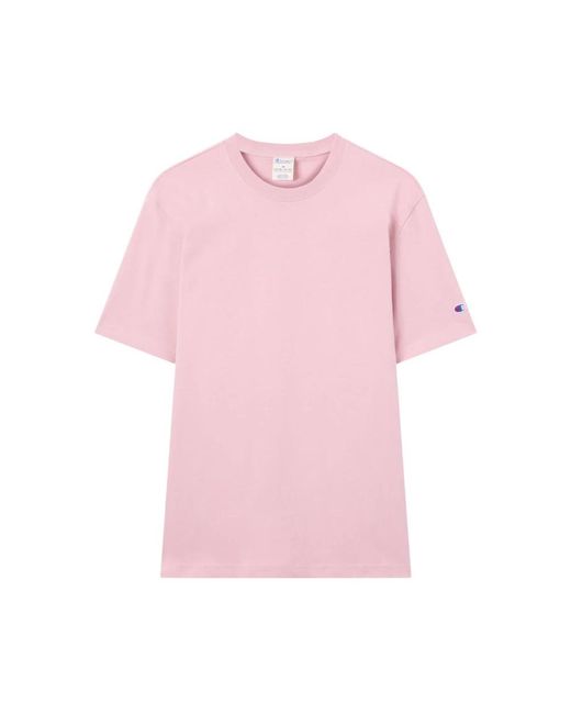 Champion T-Shirt Cotone in het Pink voor heren