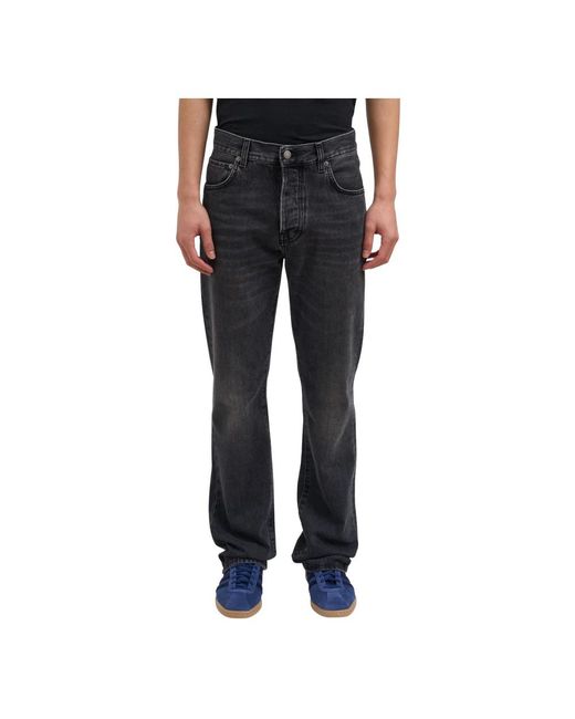 Haikure Black Straight Jeans for men