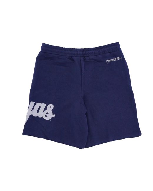 Casual Shorts di Mitchell & Ness in Blue da Uomo