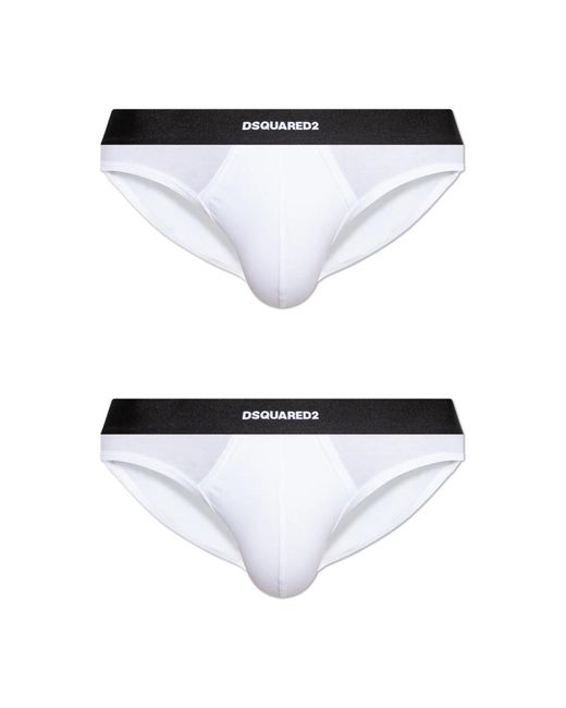 DSquared² White Bottoms for men