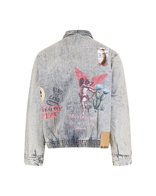 Barrow Gray Denim Jackets for men