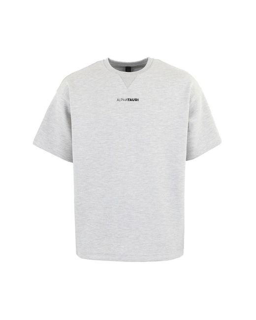 ALPHATAURI Tops ,Grijs ,Jahev T-Shirt in het Gray voor heren