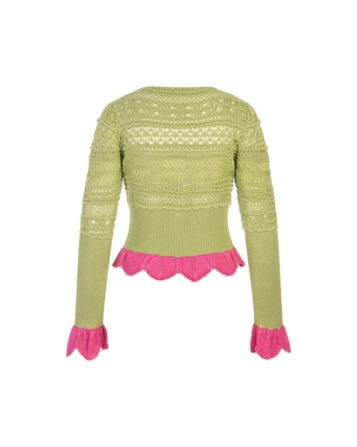 Roberto Cavalli Green Cardigans