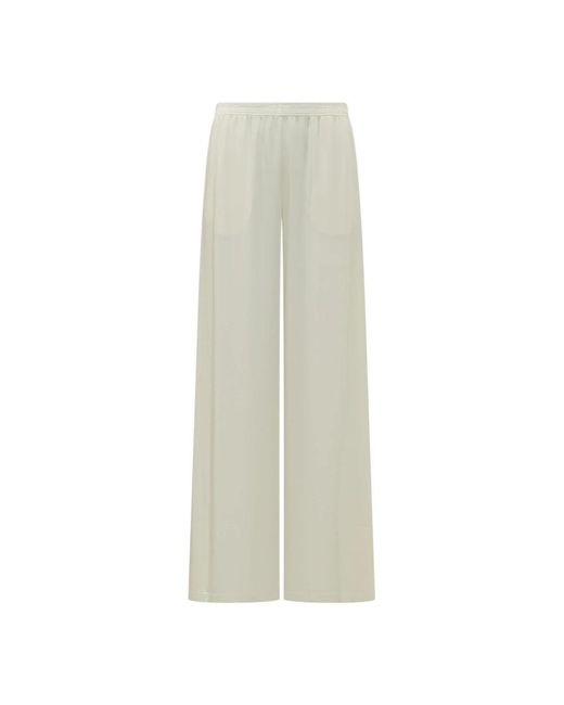 Fabiana Filippi White Wide Trousers