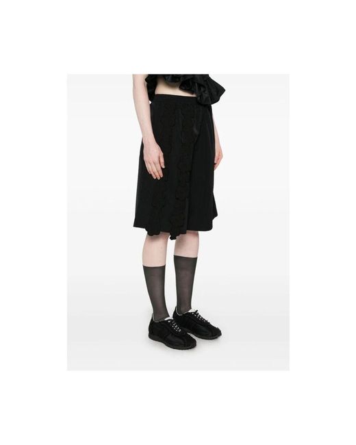 CECILIE BAHNSEN Black Short Shorts