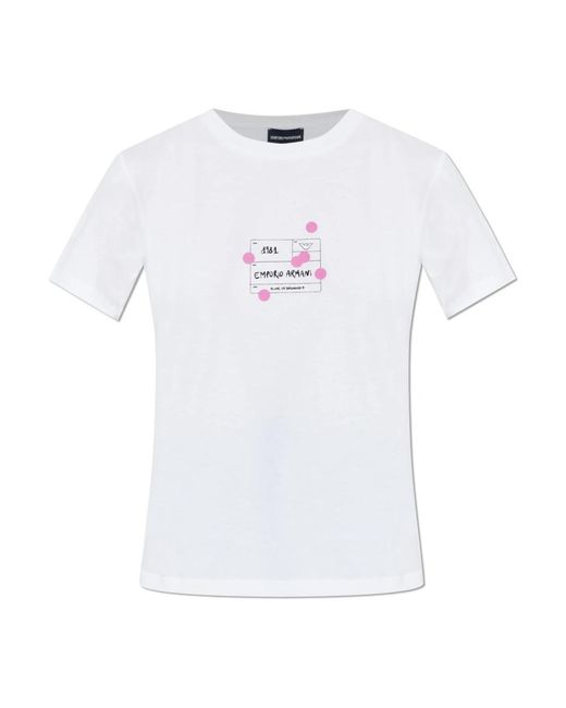 Emporio Armani White T-Shirts